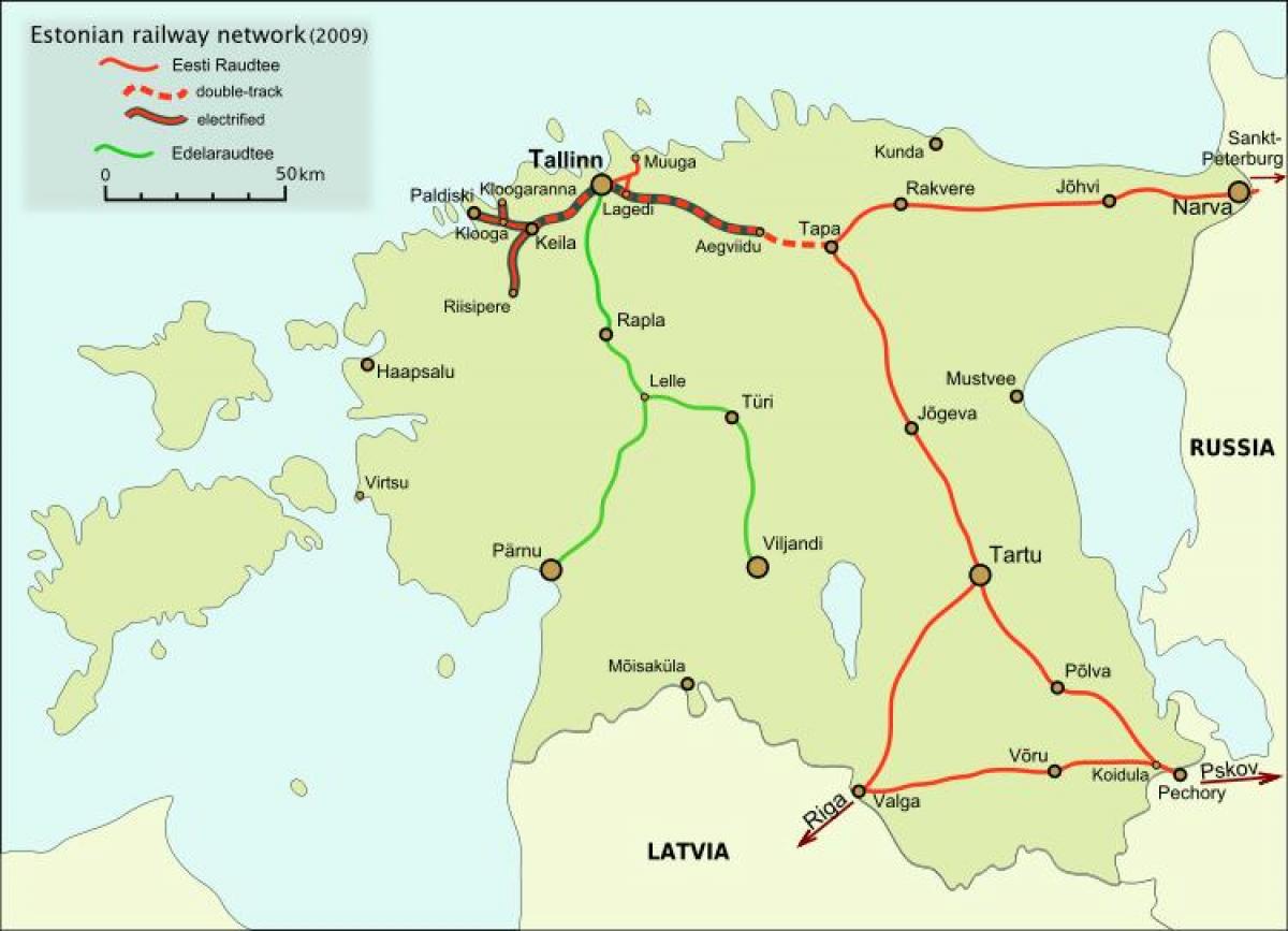 mapa da kroon caminhos-de-ferro