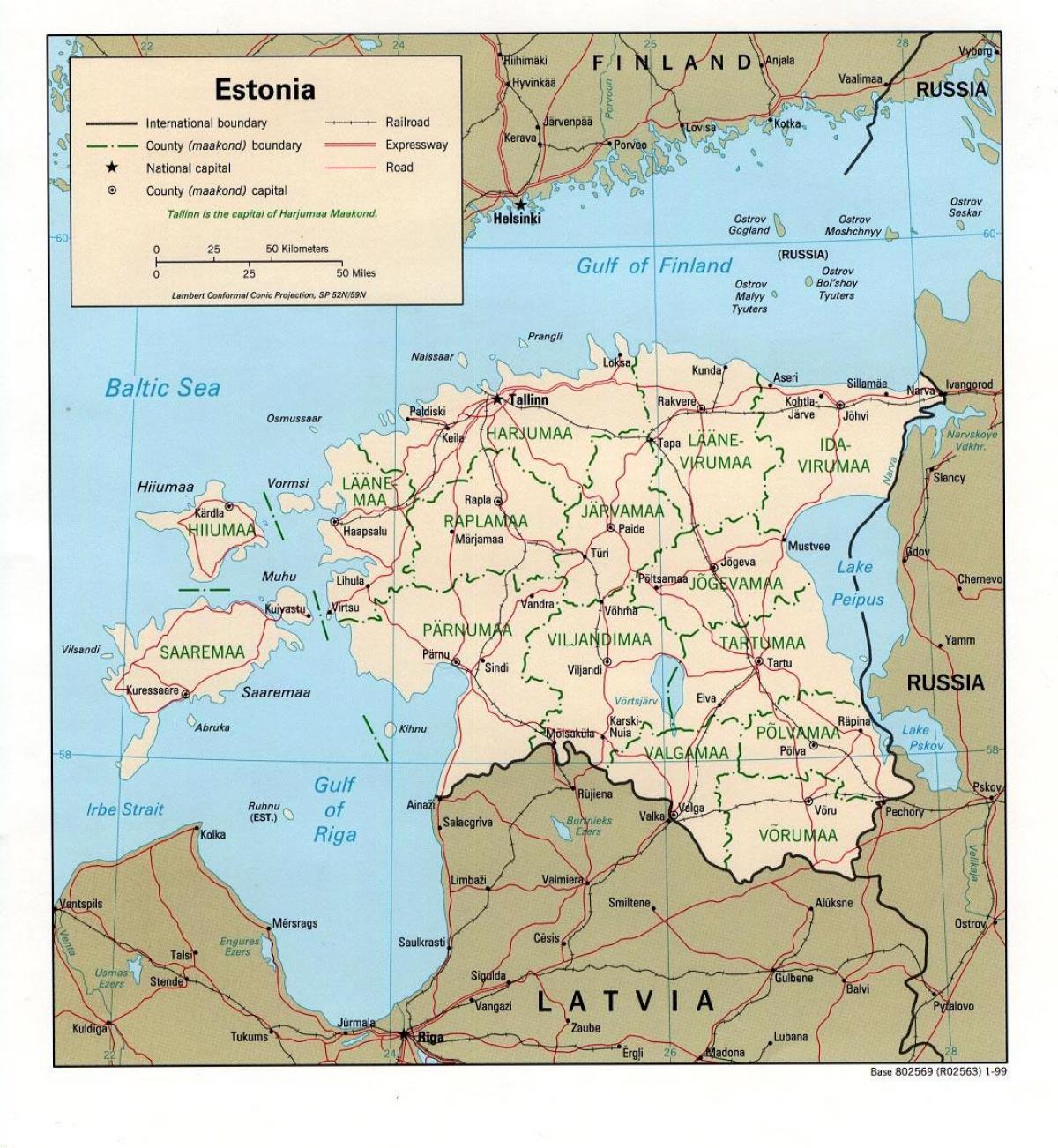 mapa da Estónia mapa de localização