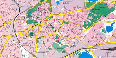 Mapa de tallinn (Estónia 